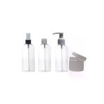 Paradise Seyehat Boy Boş Plastik Şişe Seti 4 Lü, 100 Ml Damat,gelin Hediye Ceyiz Seti 8697431744898