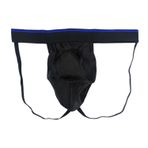 Paradise Silk Saf İpek Saten Erkek Jockstrap İç Çamaşırı, Siyah, Large/X-Large