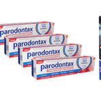 Paradontax Ferahlık Tam Koruma 200 ml ( 50 ml X 4 ) ve Difaş Black Diş Fırçası