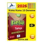 Paraf 2026 Tyt Türkçe Kontak Konu Takip Denemeleri Konu Konu 13 Deneme - Video Çözümlü