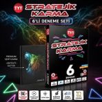 Paraf Stratejik Karma Tyt 6’lı Deneme Seti - Premium Sert Kapak Matelit Defter Hediyeli