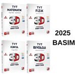 Paraf Yayınları 3D Tyt Matematik- Fizik - Kimya - Biyoloji Video Destekli Defterler - 4 Lü Set