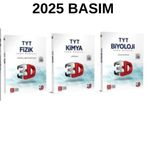 Paraf Yayınları 3D Yayınları 2026 Tyt Fizik Kimya Biyoloji Soru Bankaları Seti 3 Kitap