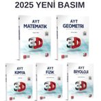 Paraf Yayınları 3D Yayınları AYT MATEMATİK-GEOMETRİ-FİZİK-KİMYA-BİYOLOJİ SORU BANKALARI SET 2026 5KİTAP