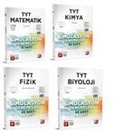 Paraf Yayınları 3D Yayınları TYT BİYOLOJİ + FİZİK + KİMYA + MATEMATİK Simülasyon Denemeleri 2025