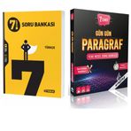 Paraf Yayınları 7. Sınıf Hız Türkçe Soru Bankası + 7.sınıf Gün Gün Paragraf Soru Bankası 2025