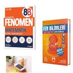 Paraf Yayınları 8.SINIF FENOMEN 8(B) MATEMATİK + MOZAİK 8 FEN SET 2025(PRİZ TUTUCULU)