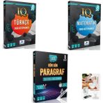 Paraf Yayınları 8. Sınıf Iq Türkçe -Matematik ve Gün Gün Paragraf Seti(Priz Tutucu Hediye)