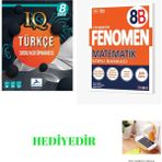 Paraf Yayınları 8.sınıf Iq Türkçe Soru Kütüphanesi ve Fenomen 8b Matematik Soru Bankası Seti 2025-2026