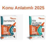 paraf yayınları 8. Sınıf Matematik Ve Fen Bilimleri Bumerang Etkinlikli Kitap Konu Anlatımlı Set 2025