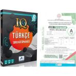 Paraf Yayınları 8. Sınıf Türkçe IQ Soru Kütüphanesi ve Tıpkı Basım Sözel Bölüm A Seti 2 Kitap