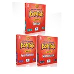 paraf yayınları 8. Sınıf Türkçe, Matematik, Fen Bilimleri Kontak Deneme (3 Kitap)