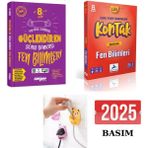 paraf yayınları Ankara Güçlendiren 8.Sınıf Fen + Paraf Kontak Fen Konu Takip Deneme Set Ayıcık Fiş Tutucu