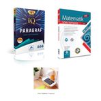 Paraf Yayınları IQ Paragraf ve bilgi sarmal yayınları TYT Matematik soru bankası seti (priz telefon tutucu hediye)