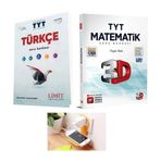Paraf Yayınları LİMİT TYT TÜRKÇE-3D MATEMATİK SORU BANKASI SET 2024/2025(PRİZ TUTUCU HEDİYE)