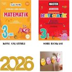 Paraf Yayınları Okyanus Yayınları 3. Sınıf Classmate Matematik Etkinlikli Soru Bankası + 3. Sınıf Master Matematik Soru Bankası FİŞ TUTUCU HEDİYE