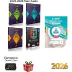 Paraf Yayınları Paraf 8.sınıf Mor Türkçe-Matematik-Fen Soru Bankası Anlam Bilgisi Kronometre ve Deneme Hediye