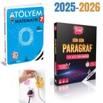 Paraf Yayınları STRATEJİ 7.SINIF GÜN GÜN PARAGRAF + ARI 7.SINIF ATÖLYEM MATEMATİK SET FİŞ TUTUCU HEDİYE