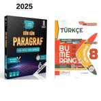 Paraf Yayınları STRATEJİ 8.SINIF GÜN GÜN PARAGRAF + BUMERANG 8 TÜRKÇE KONU ANLATIMLI SORU BANKASI SET 2025