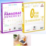 Paraf Yayınları Üç Dört Beş Yayıncılık 20 Adet Paragraf Denemesi + Paragraf Sıfır Risk Kitap Set 2025 (PRİZ TUTUCU HEDİYE)