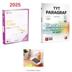 Paraf Yayınları Üç Dört Beş Yayıncılık 345 Tyt Türkçe Soru Bankası + 3D Yayınları 2024 Tyt Paragraf Simülasyon Denemeleri (PRİZ TUTUCU HEDİYE)
