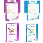 Paraf Yayınları Üç Dört Beş Yayıncılık Tyt Türkçe + Matematik Soru Bankaları Ve Branş Denemeleri Set 2026(4 Kitap)