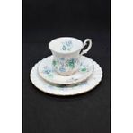 Paragon Inspiration Bone China Porselen Duble Kahve Fincanı ve Tabakları 3 Parça 120 ml - Mavi - Sarı - 1 Adet