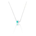 Paraiba Aşkı Gümüş Kolye