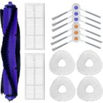 Parallax Narwal Freo Robot Vakum Robot Vakum Için Yedek Aksesuarlar 1 Ana Fırça 6 Yan Fırça 2 Filtre 4 Mop Pad Parçaları (Yurt Dışından) - Süpürge Yedek Parçaları