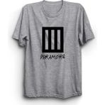 Paramore, Logo, Rock Metal Grup Tişörtü - Gri
