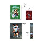 Parana Yayınları Maradona Futbolun Dahileri /futbolcu Kartı, Poster Ve Ayraç Hediyeli!