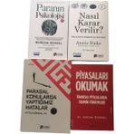 Paranın Pısıkolojısı / Nasıl Karar Verılır / Parasal Konolarda Yaptıgımız Hatalar / Pıyasaları Okuma 4 Set - Tür