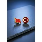 Parantez Aksesuar Türk Bayrağı 2'li Rozet