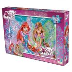 Paraply 100 Parça Winx Yapboz Kız Erkek Çocuk Oyuncak Eğitici Oyuncaklar