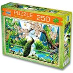 paraply 250 Parça Tavus Kuşu Puzzle - LC7191 Kız Erkek Çocuk Oyuncak Eğitici Oyuncaklar - Çok Renkli
