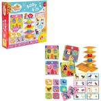 paraply 4in1 Kule 16 Parça Kız Erkek Çocuk Oyuncak Eğitici Oyuncaklar - Çok Renkli