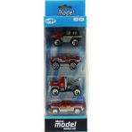 paraply 4'lü Die Cast Itfaiye Seti Kız Erkek Çocuk Oyuncak Eğitici Oyuncaklar - Çok Renkli