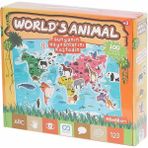 paraply 5152 CAEGT-5152 Worlds Animal -Ca Games Kız Erkek Çocuk Oyuncak Eğitici Oyuncaklar - Çok Renkli