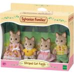 paraply 5180 Sylvanian Families, Çizgili Kedi Ailesi, +3 Yaş Kız Erkek Çocuk Oyuncak Eğitici Oyuncaklar - Çok Renkli