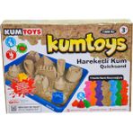 paraply 5329 Kumtoys Hareketli Kum Seti Kız Erkek Çocuk Oyuncak Eğitici Oyuncaklar - Çok Renkli