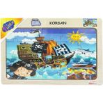 paraply 53/54/55/56 Ahşap Eğit.puzzle Korsan Kız Erkek Çocuk Oyuncak Eğitici Oyuncaklar - Çok Renkli