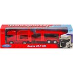 paraply 68023SS-F-GW Welly Taşıyıcı Scania R730 1:64 -Vardem Oyuncak Kız Erkek Çocuk Oyuncak Eğitici Oyuncak - Çok Renkli