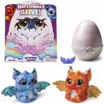 paraply 69282 Sun- Sesli ve Işıklı Hatchimals Alive Mystery Hatch Draggle Interaktif Peluş Sürpriz Yumurta K - Çok Renkli