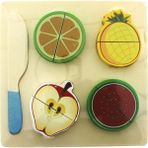 paraply Ahşap Kesilebilir Meyveler Elma Karpuz Ananas Mandalina Kız Erkek Çocuk Oyuncak Eğitici Oyuncaklar - Çok Renkli