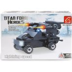 paraply Ausini Titan Form Heroes-4 Lightning Speed 82 Parça Kız Erkek Çocuk Oyuncak Eğitici Oyuncaklar - Çok Renkli