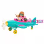 Paraply Barbie Chelsea'nın Pervaneli Mini Uçağı Kız Erkek Çocuk Oyuncak Eğitici Oyuncaklar