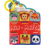 paraply Bul & Eşleştir Kitap Safari Hayvanları Kız Erkek Çocuk Oyuncak Eğitici Oyuncaklar - Çok Renkli