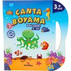 paraply Çanta Kitap Boyama Kitabı Deniz Canlıları Kız Erkek Çocuk Oyuncak Eğitici Oyuncaklar - Çok Renkli