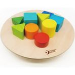 paraply Classic World Ahşap Denge Oyunu Yuvarlak Kız Erkek Çocuk Oyuncak Eğitici Oyuncaklar - Çok Renkli