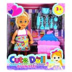 Paraply Cute Doll Mini Bebek Mutfak Oyun Seti Kız Erkek Çocuk Oyuncak Eğitici Oyuncaklar